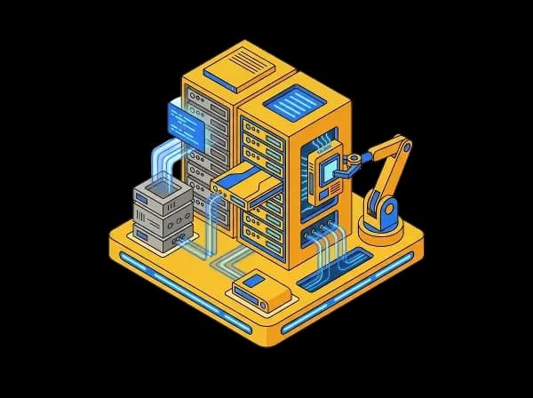 B2B SaaS rebuild case study illustration